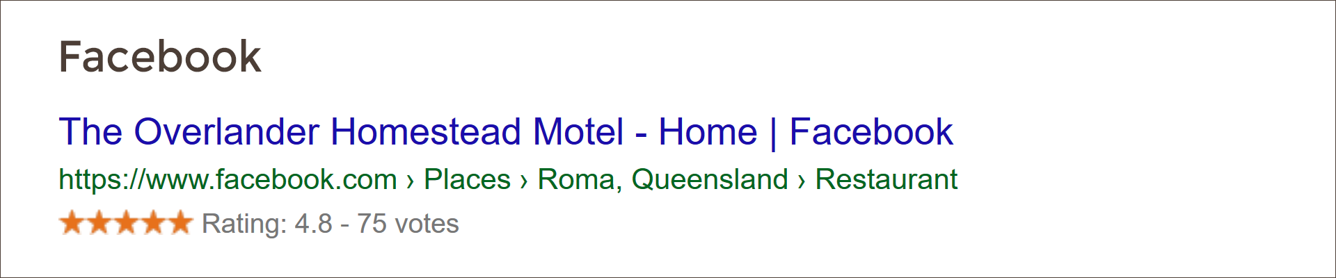 Facebook Reviews of The Overlander Homestead Motel Roma Queensland