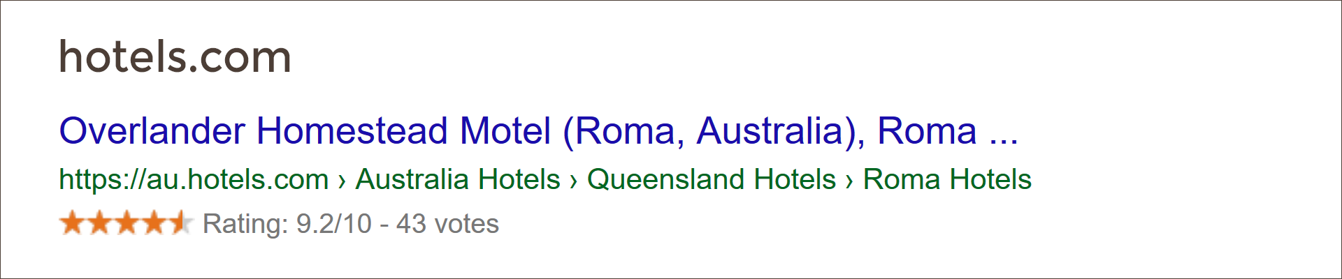hotels.com Reviews of The Overlander Homestead Motel Roma Queensland